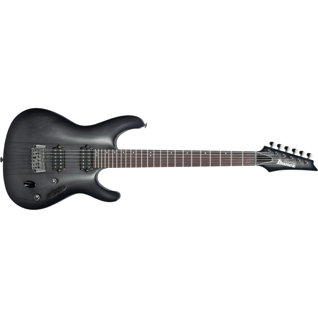 Ibanez S6621AHTGB S Prestige Electric Guitar (Transparent Gray Burst)