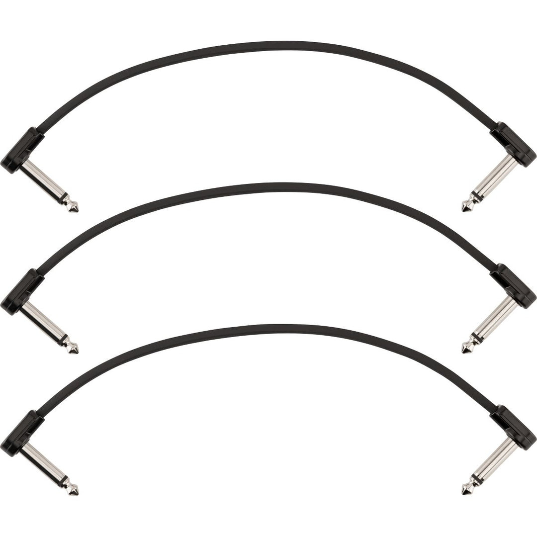 Fender Blockchain 8" Cable, 3-pack, Angle/Angle