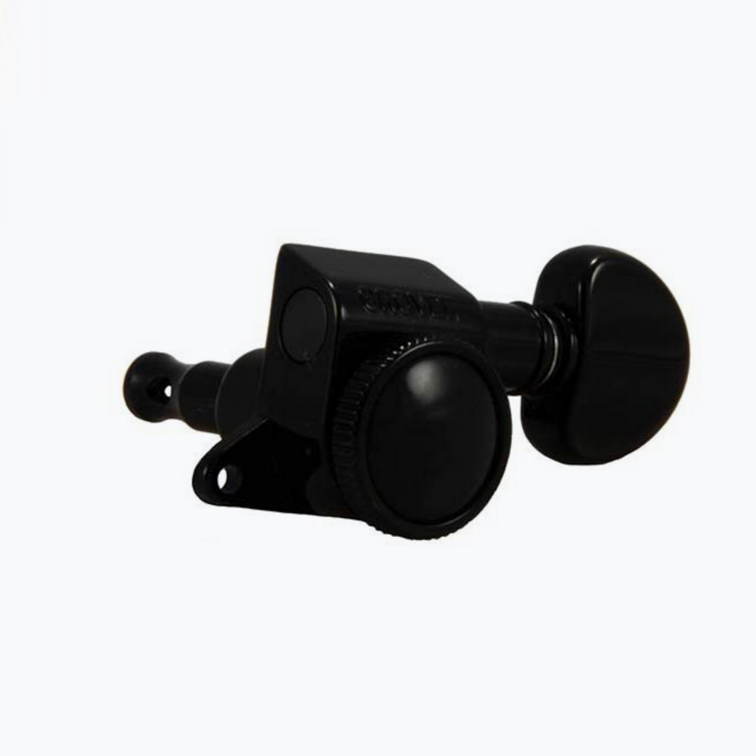 Allparts TK-7926 Grover® 505 Series 6-in-line Locking Tuners Black 505BC6