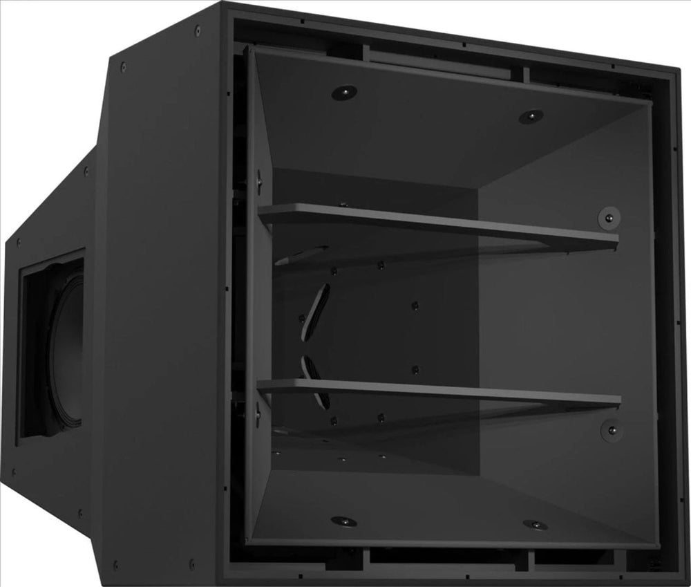 The Electro-Voice MTS-6154-43CPWB IPX Amp Speaker is equipped with six 15" woofers and dual coaxial mid/high frequency compression drivers. The system is capable of generating more than 151 dB peak SPL with exact directivity for very-long-throw applications.