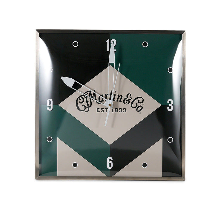 Martin 18N0421 Retro Monogram with Black Script – LED Clock