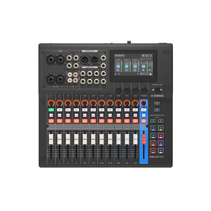 Yamaha MGX12V B 18-Channel Digital Mixing Console with Video Interface