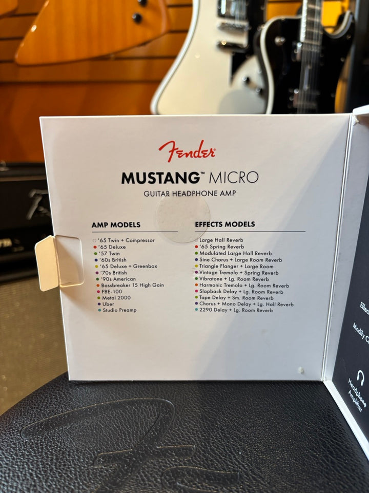 Fender - Mustang Series MICRO Headphone GTR Amplifier w/ Box - USED