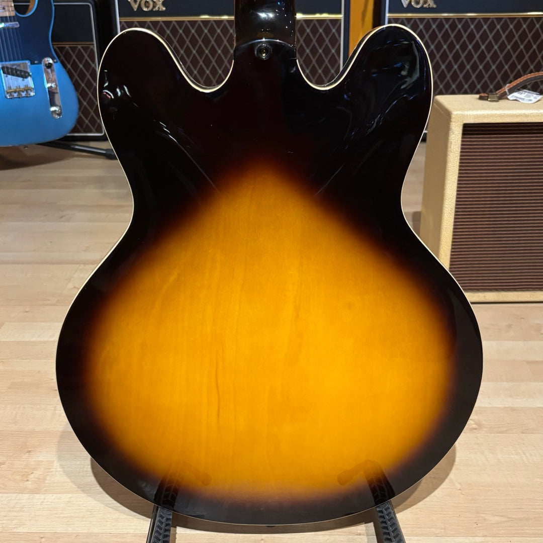 Epiphone - Sheraton II VS Left Handed - Vintage Sunburst w/ Hard Shell Case (2008)  - USED