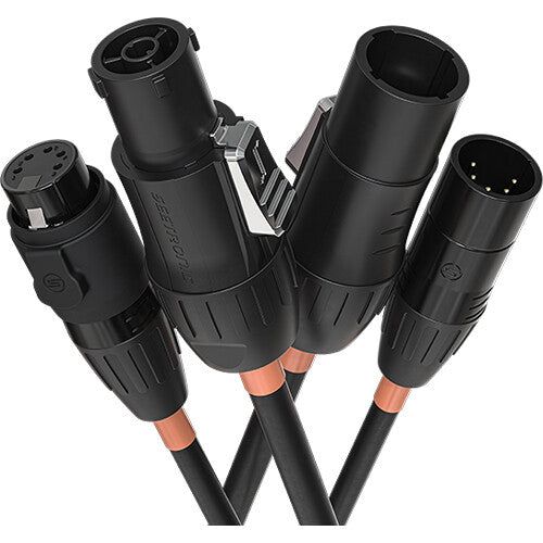 Chauvet Pro RIGLINK-COMBO5FT IP65-rated Riglink combo power and data cable 5ft