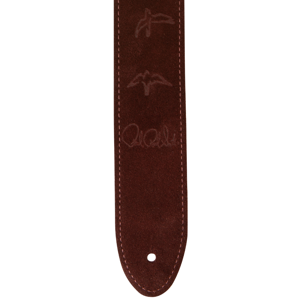 PRS 2"  Reversible Garment Leather & Suede, Birds - Oxblood