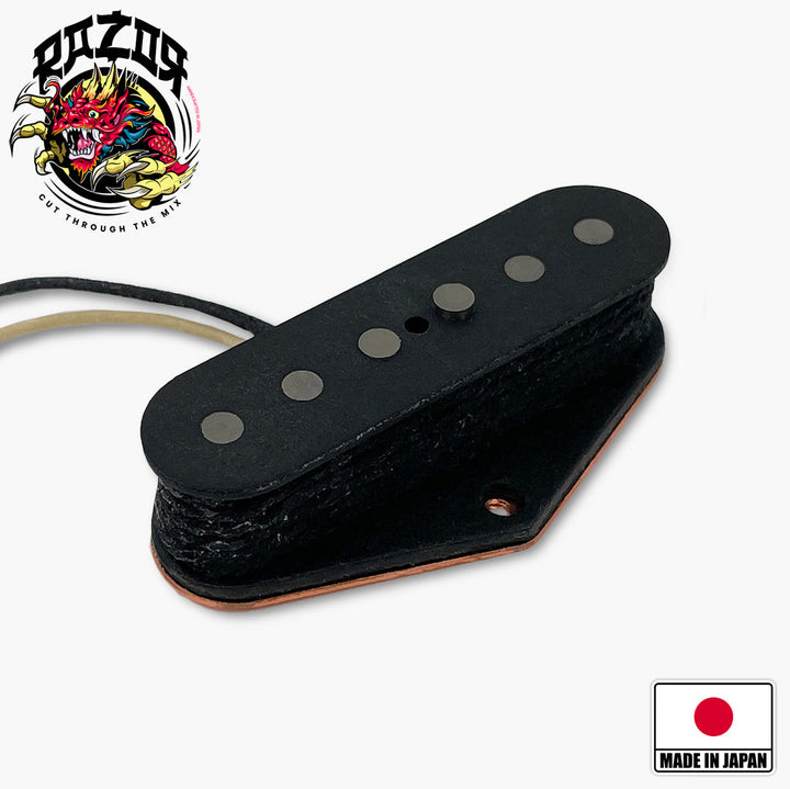 Allparts RZR-10025 Razor® Buraddo mūn Blood Moon Bridge Pickup for Telecaster®
