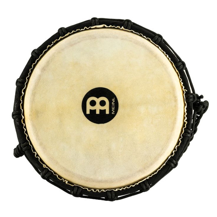 Meinl Percussion 8" Rope Tuned HeadlinerÂ® Series Wood Djembe Black River Series