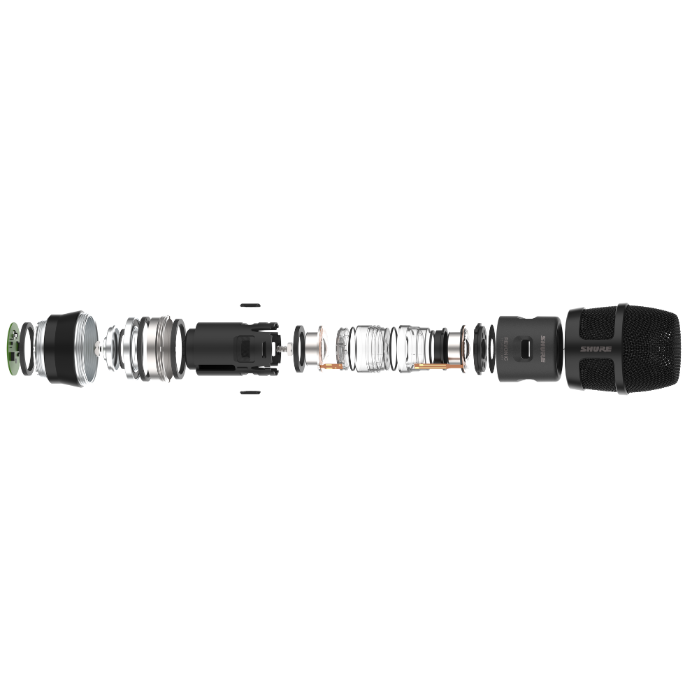 Shure RPW200 Nexadyne 8/C Cardioid Revonic Microphone Capsule for Wireless Transmitters (Black)