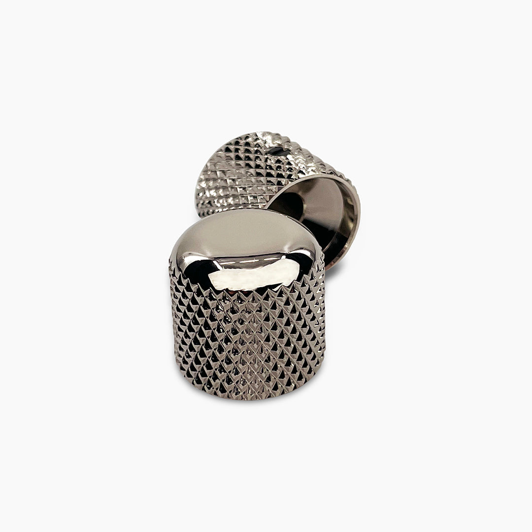 Allparts MK-0110-B01 Nickel Dome Knobs - 50 Piece Bulk Pack