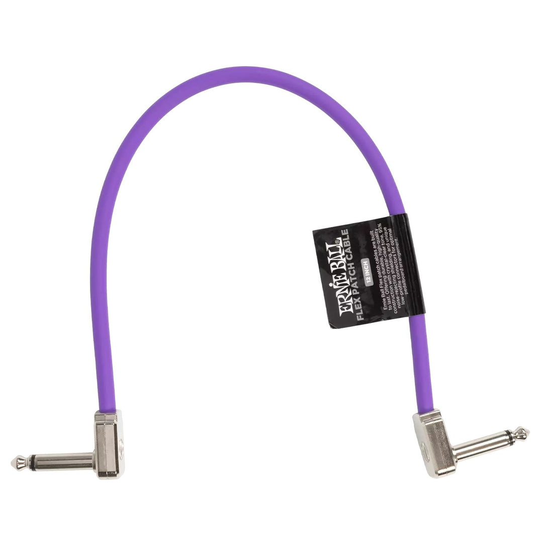 Ernie Ball 6448EB Flex Patch Cable 12" - Purple