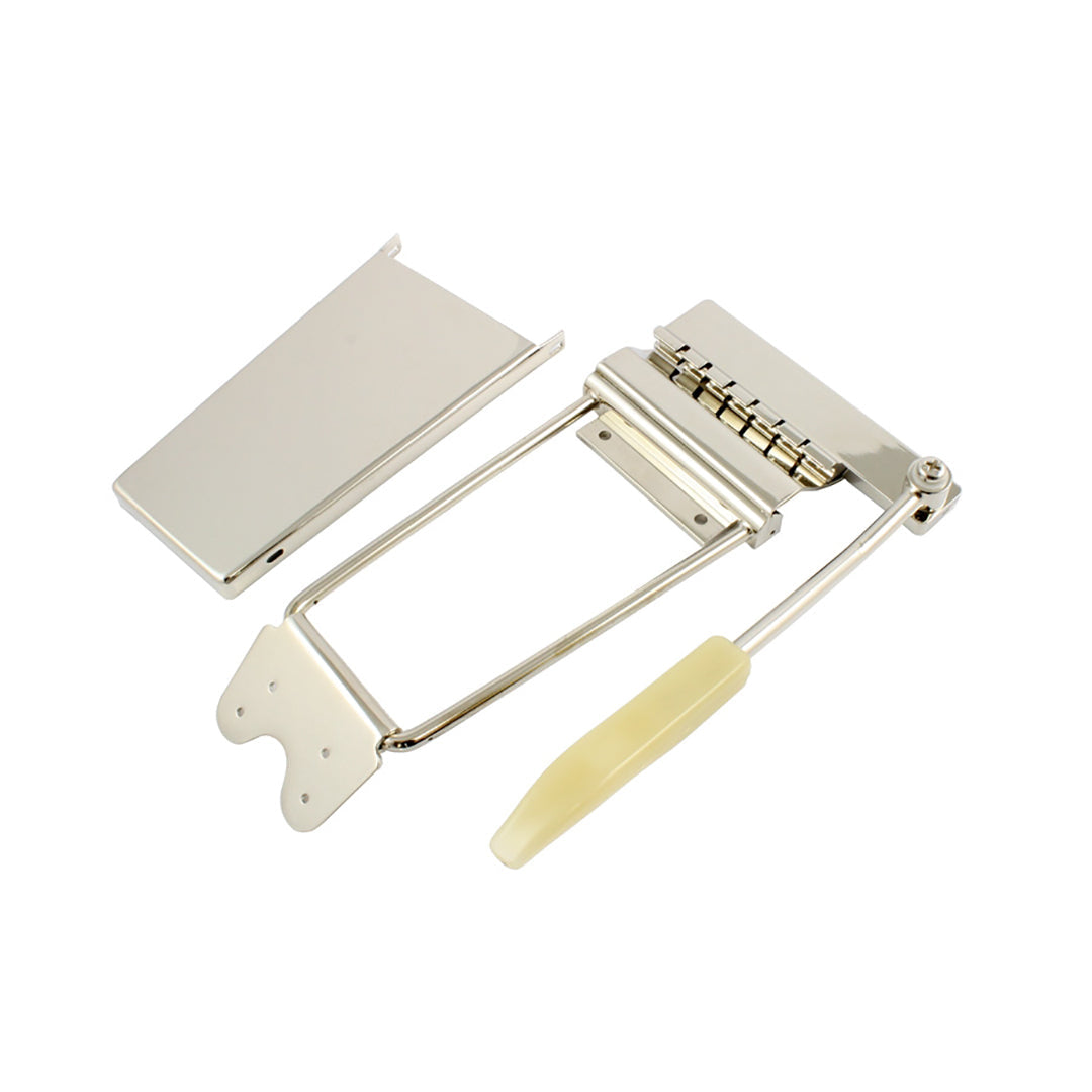 Allparts TP-3680 Long Gibson® Style Vibrola Vibrato Tailpiece Nickel