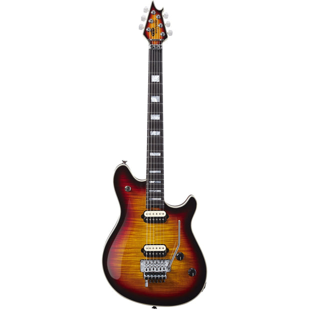 EVH Wolfgang USA Ebony Fingerboard 5A Flame Top Electric Guitar - 3-Tone Burst