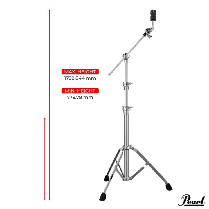 Pearl BC-930SWL Single-Braced Boom Cymbal Stand with Quick Release WingLoc