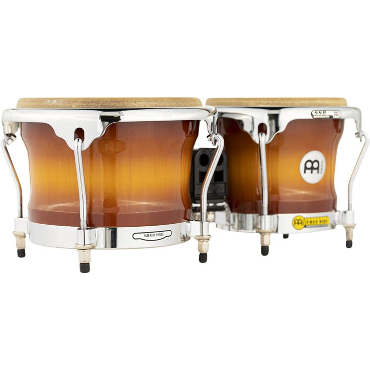Meinl Percussion Professional Series FWB400 Wood Bongo Gold Amber Sunburst