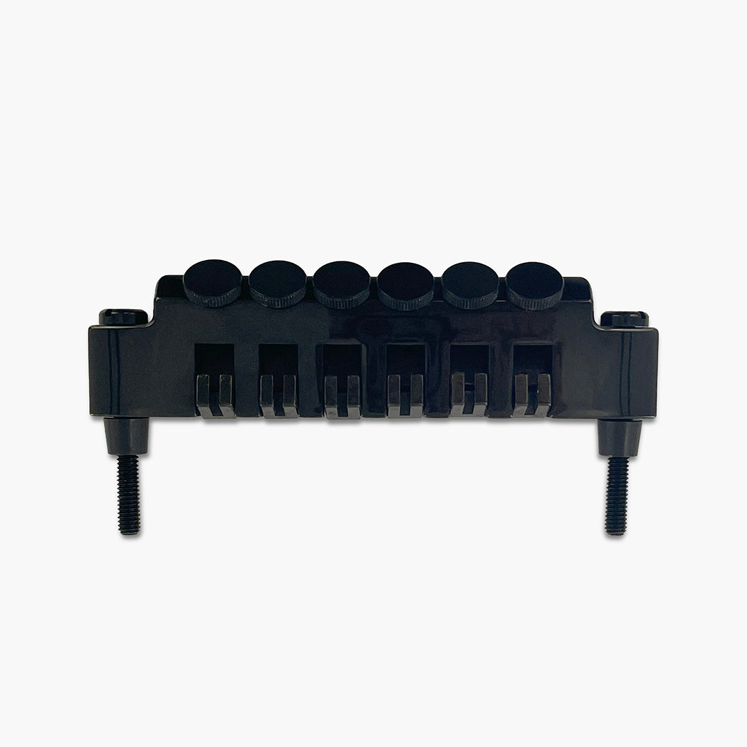Allparts TP-3348-003 Leo Quan® Badass FTT™ Fine Tuner Tailpiece, Black