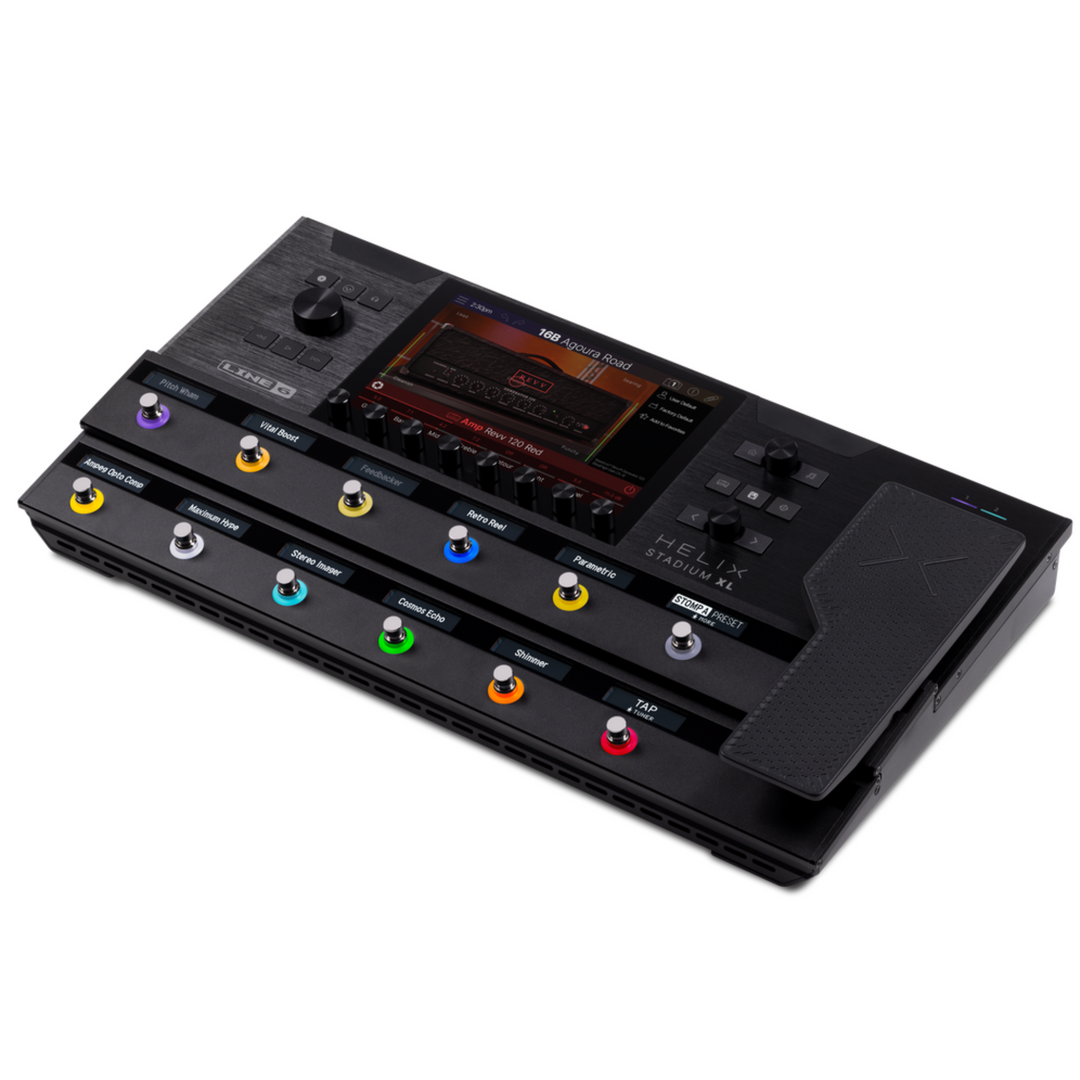 超美品 LINE 6 HELIX Floor HELIX FLOOR LIMITED EDITION BRUSHED PURPLE FINISH | Tom Lee