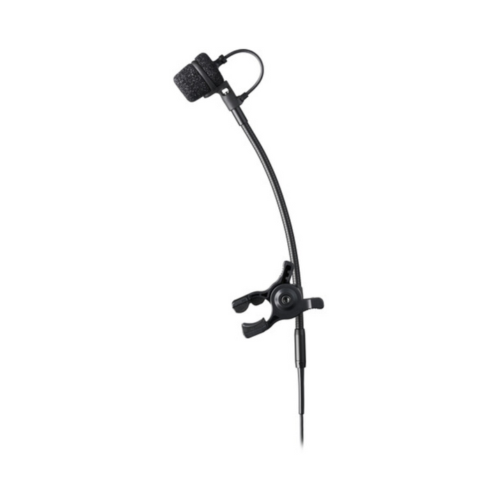 Audio-Technica ATM355VF Clip-On Cardioid Condenser Instrument Microphone with Power Module for Wireless & Wired (cW-Style & XLR Connectors)