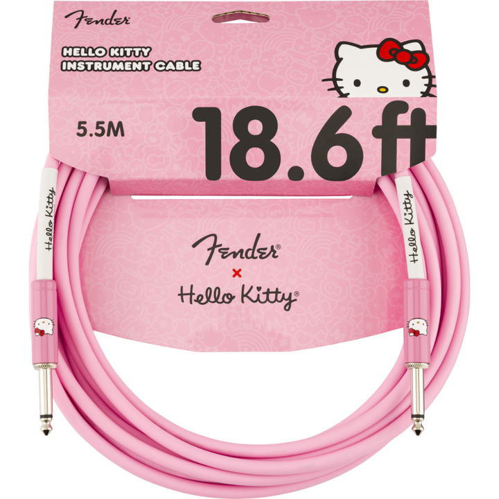 Fender® x Hello Kitty® 18.6' Instrument Cable - Pink