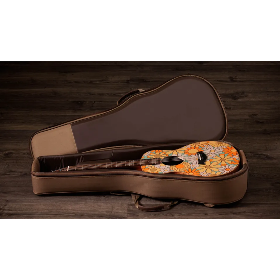Taylor GS Mini-e Special Edition Acoustic-Electric Guitar (Floral Blue)