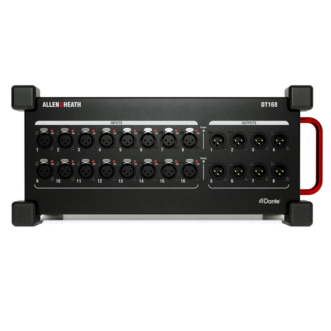 Allen & Heath DT168 16x8 Dante/AES67 Audio I/O Expander