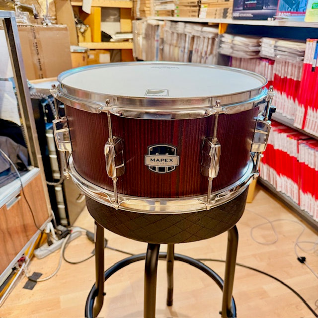 MARSSNARE1- Used Mapex Mars Snare Drum 6.5" x 14"- Bloodwood Finish