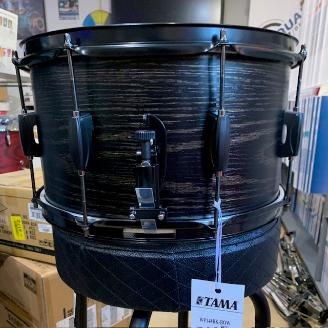 Tama Woodworks Poplar 14"x8" Snare Drum - Black Oak Wrap