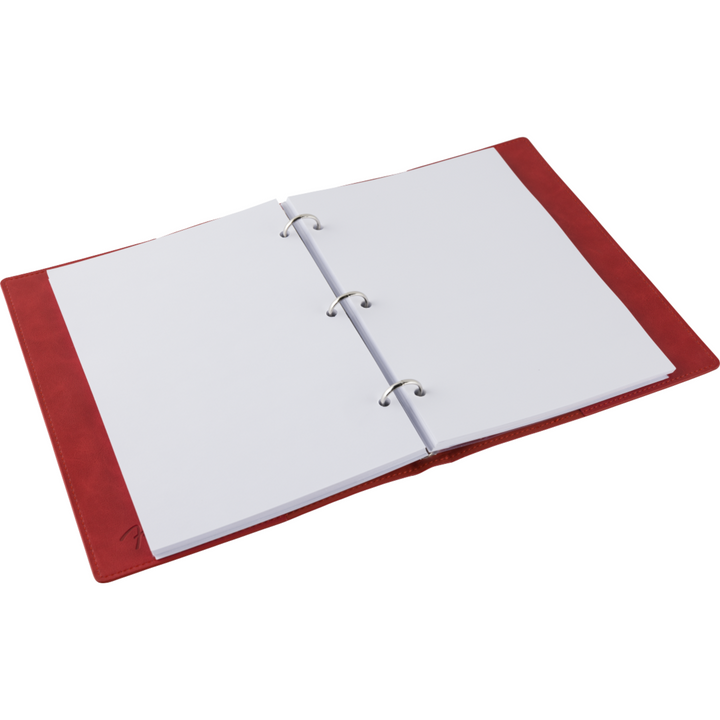 Fender ™ Vegan Leather Music Note Book -  Dakota Red
