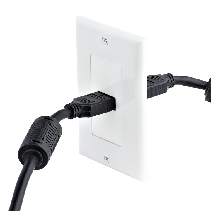 Startech Single Outlet Female HDMI Wall Plate White