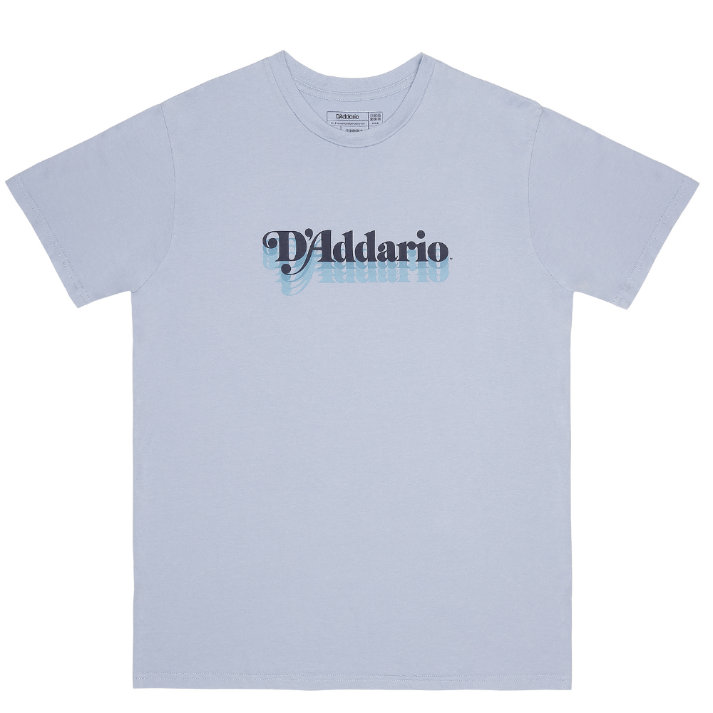 D'Addario ATD230676 D'Addario Tee Heritage - Blue,  3X