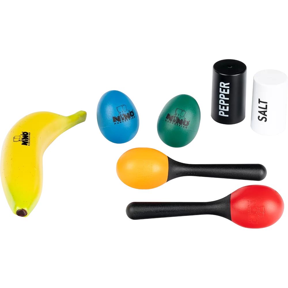 Nino Percussion 7-Piece Mixed Shaker Set