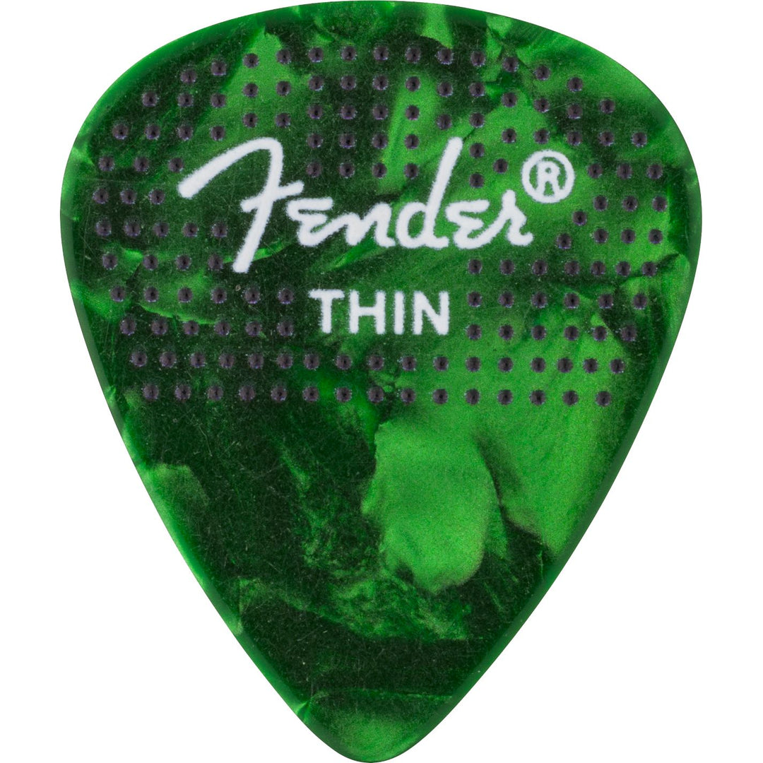 Fender  351 Dotted Celluloid Picks 12-Pack Medium