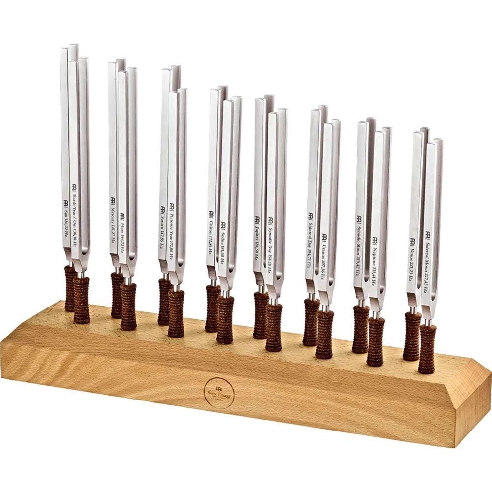 Meinl Sonic Energy Planetary Tuned Therapy Tuning Fork Set with Holder (16pc)