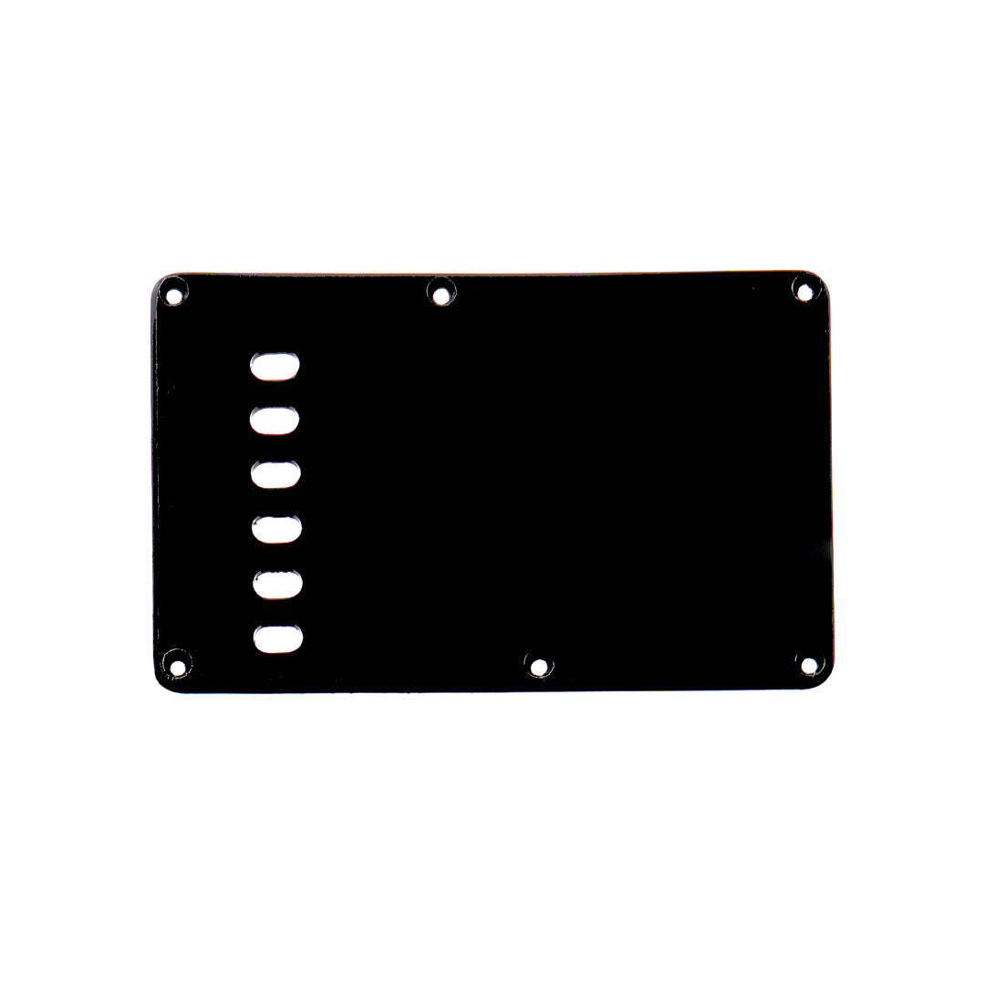 Allparts PG-0556 Tremolo Spring Cover Backplate Black 1-ply .060
