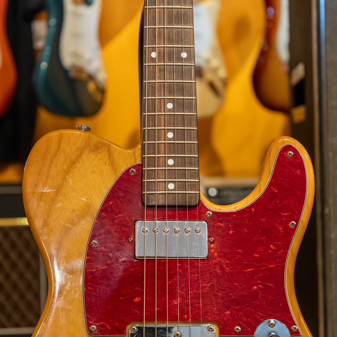 Squier- Pro Tone Series - Natural Ash Telecaster w/ Fender Econo Bag - (1996) - USED Electric Guitar