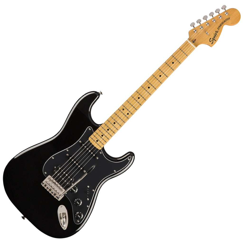 Squier Classic Vibe '70s Stratocaster HSS Maple Fingerboard Electric Guitar - Black