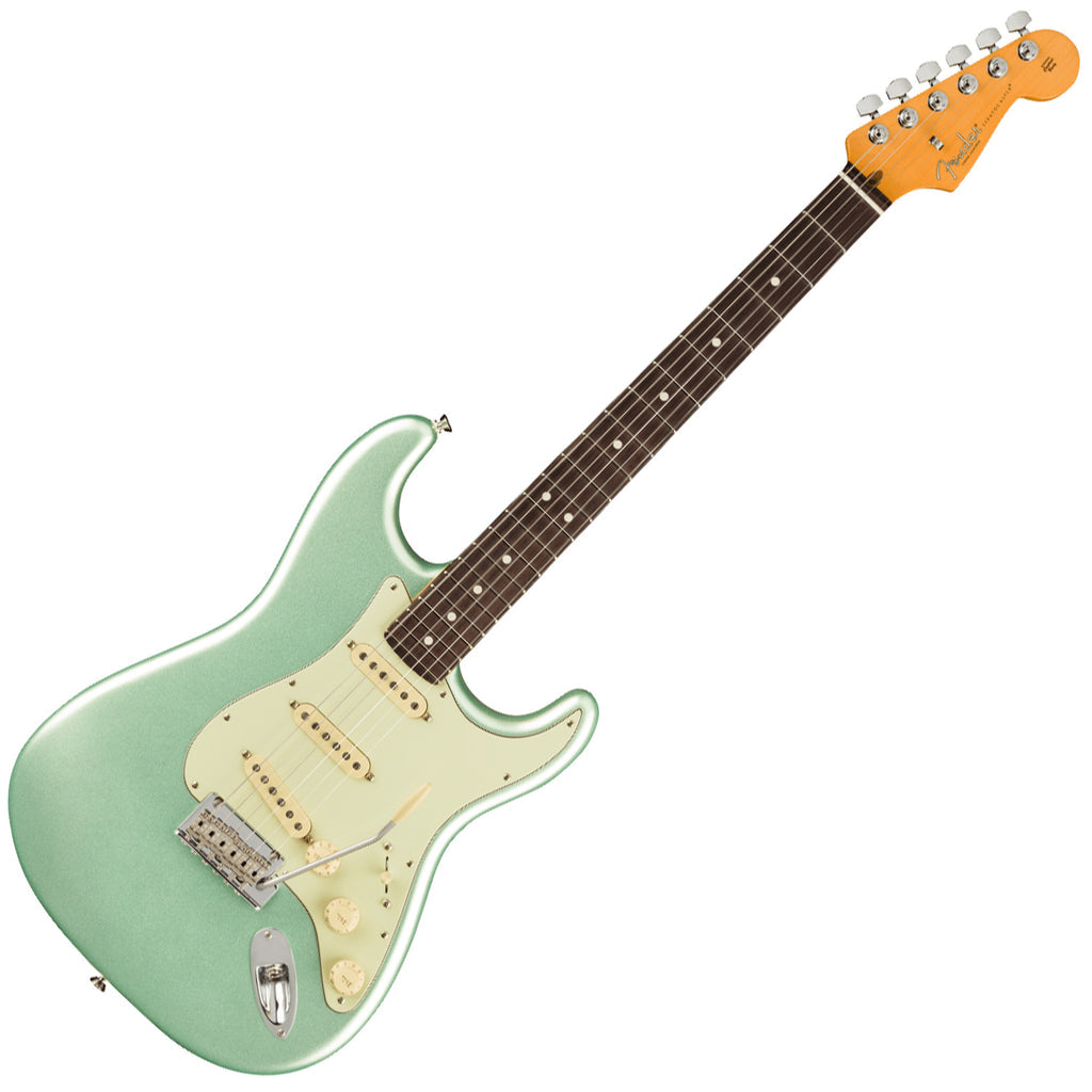 Fender American Professional II Stratocaster Rosewood Fingerboard Electric Guitar (Mystic Surf Green)