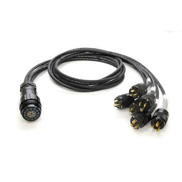 Digiflex LX LPP-UP-1403-6 - 6 Foot Multi-Conductor Female to 6 x U Ground - 14 AWG