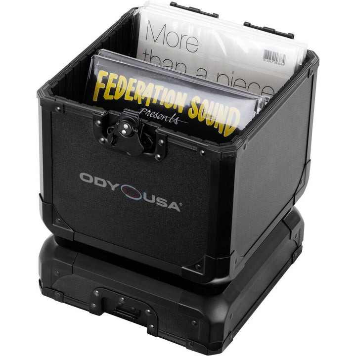 Odyssey K7060BL Black Krom 7” Vinyl Utility Case for 60 Records