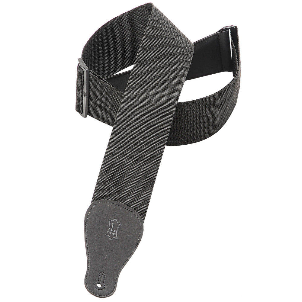 Levy's M8P3-BLK Polypropylene Guitar Straps