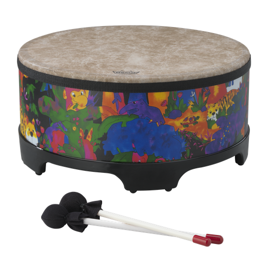 Remo Asia KD-5818-01 - 8'' x 18" Gathering Drum - Fabric Rain Forest