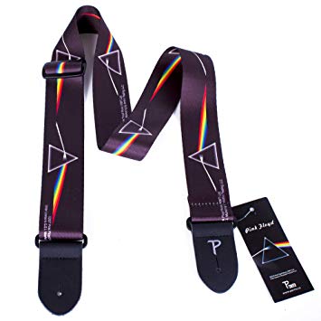 Perris Leathers | Pink Floyd Guitar Strap (Official Licensing) 2” Double Sided, Polyester Webbing, Adjustable Length 39'' - 58'' Long, LPCP-1070