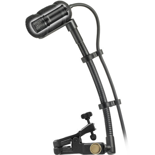 Audio-Technica ATM350U Wireless Cardioid Condenser Instrument Microphone 5” Gooseneck w/ UniPak Connector
