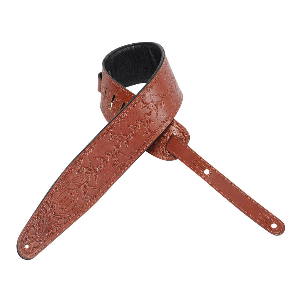 Levy's PM44T01-WAL Veg-tan Leather Guitar Straps