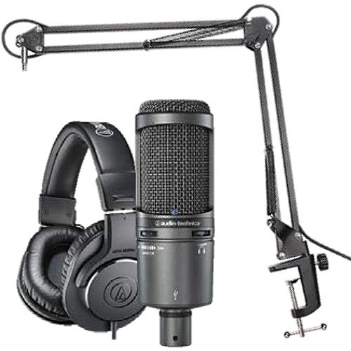 Audio-Technica AT2020 USB-PLUS Cardioid Condenser Microphone with