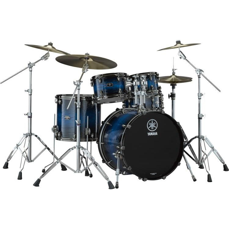 Yamaha Live Custom Hybrid Oak 5-Piece Shell Pack 20” Bass w/ Snare - Uzu Ice Sunburst