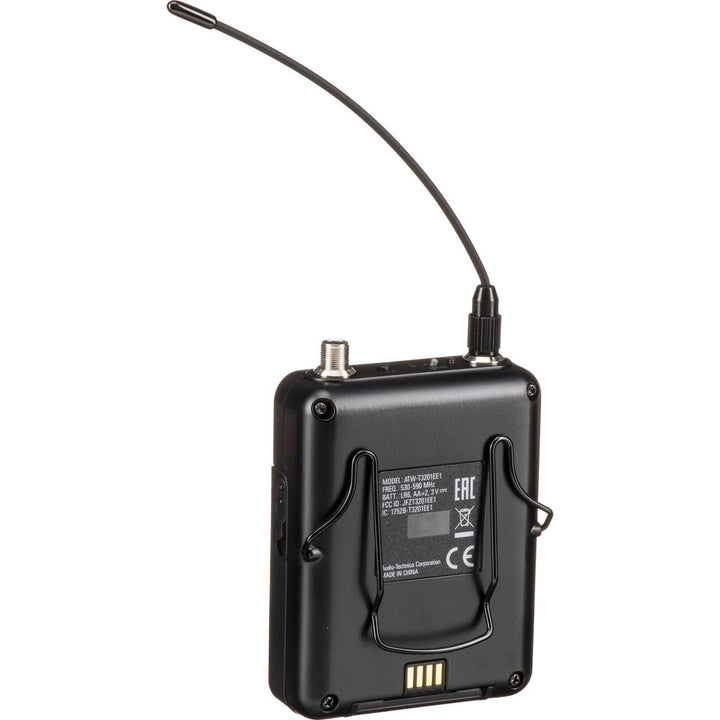 Audio-Technica ATWT3201 3000 Series Bodypack Transmitter w/ cH-Style Connector - 530-590 MHz