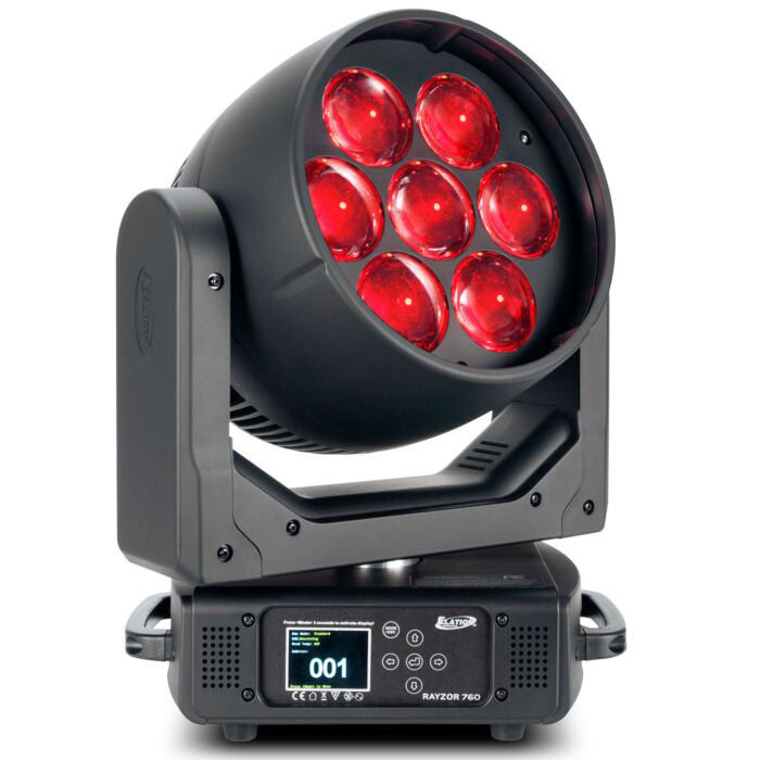 Elation RAYZOR 760 Wash LED Moving Head Light