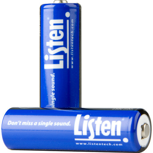 Listen Technologies LA-362 - Rechargeable AA NiMH Batteries (2 CT)