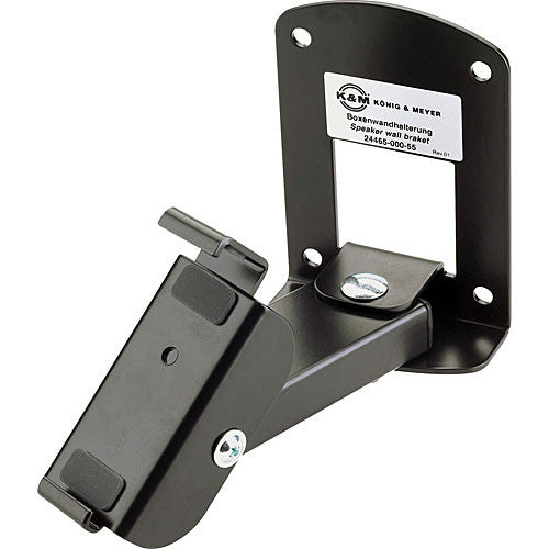 K&M 24465 Speaker Wall Mount (Black)